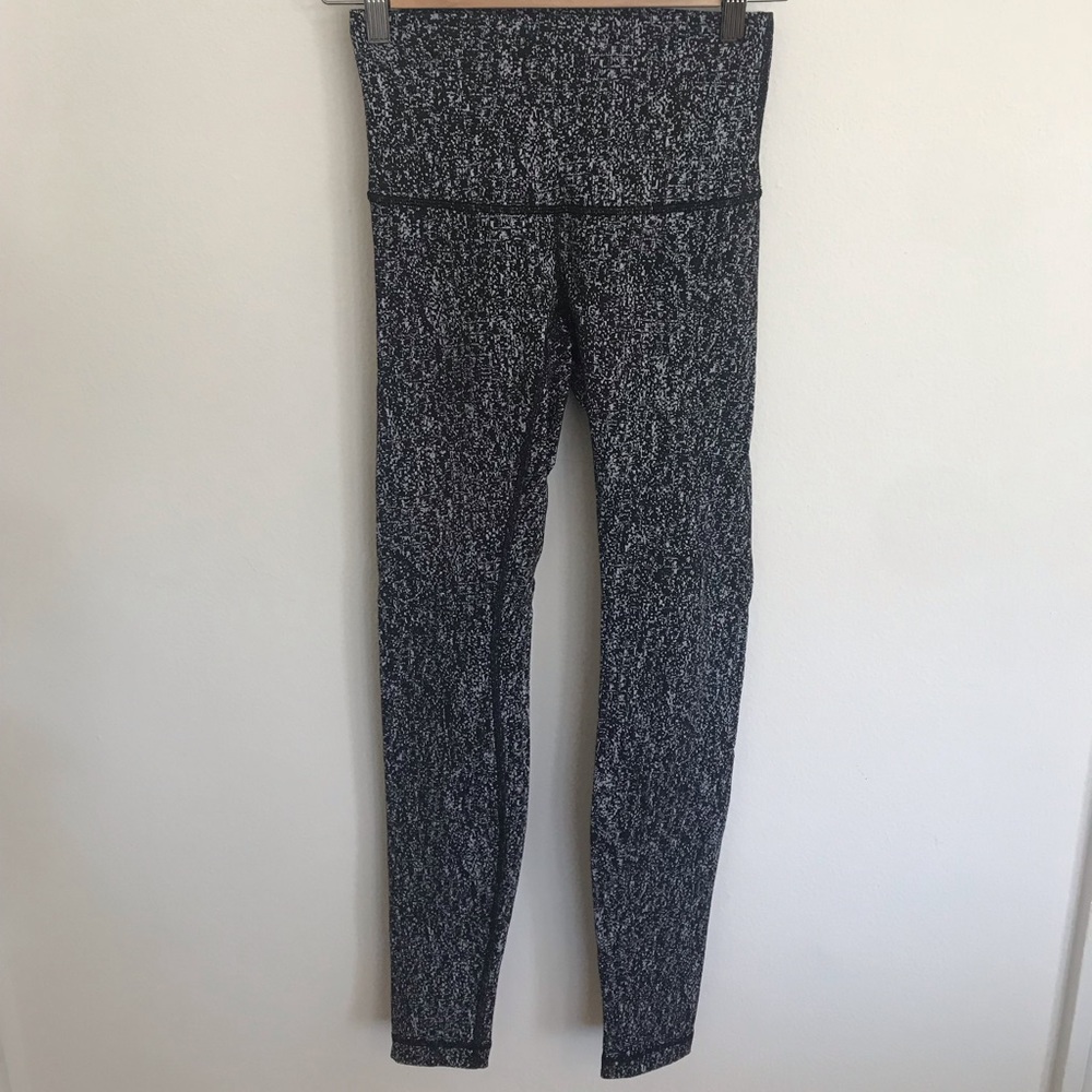 Lululemon Wunder Under High-Rise Marble Leggings
